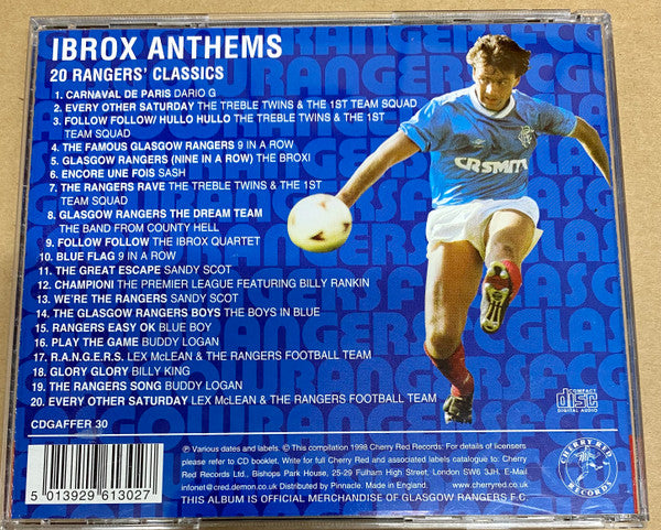 Various : Ibrox Anthems - 20 Rangers' Classics (CD, Album)