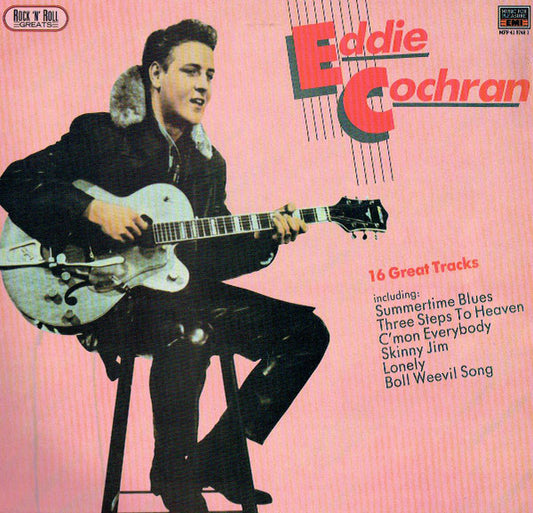 Eddie Cochran : 16 Great Tracks (LP, Comp, Mono)
