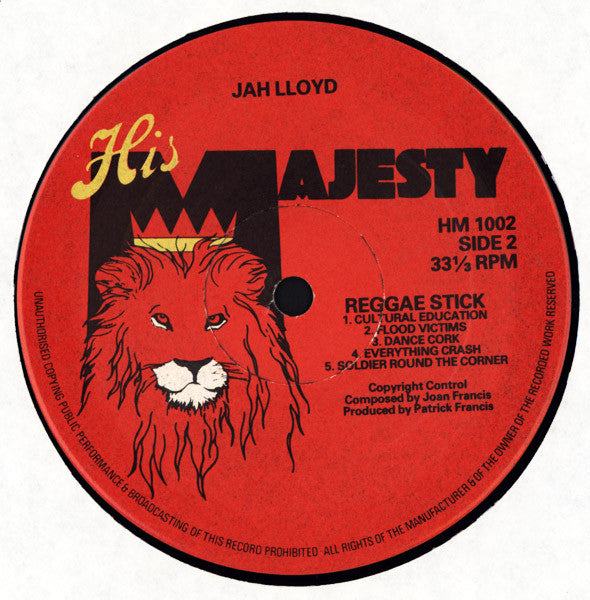 Jah Lloyd : Reggae Stick (LP, Album)