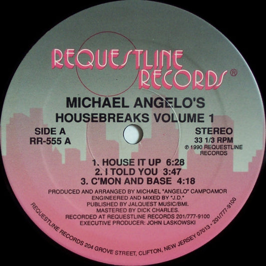 Michael Angelo : Housebreaks Volume 1 (12")