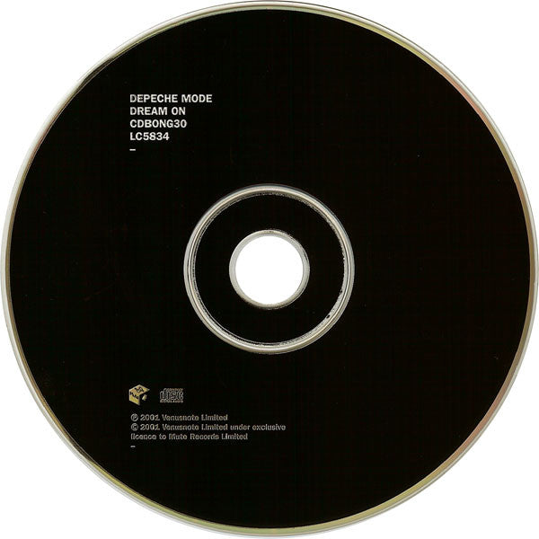 Depeche Mode : Dream On (CD, Single)