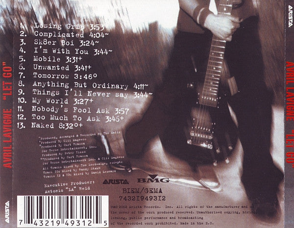 Avril Lavigne : Let Go (CD, Album)