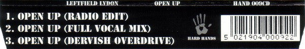 Leftfield, Lydon* : Open Up (CD, Single)