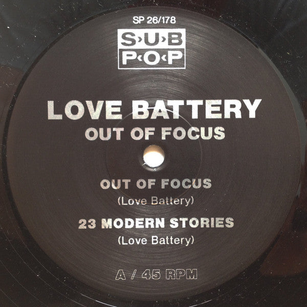 Love Battery : Out Of Focus (12", Single)