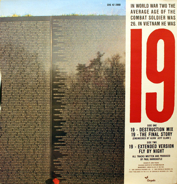 Paul Hardcastle : 19 (The Mixes) (12")
