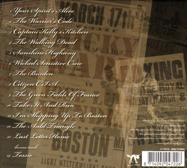 Dropkick Murphys : The Warrior's Code (CD, Album, Ltd, Dig)