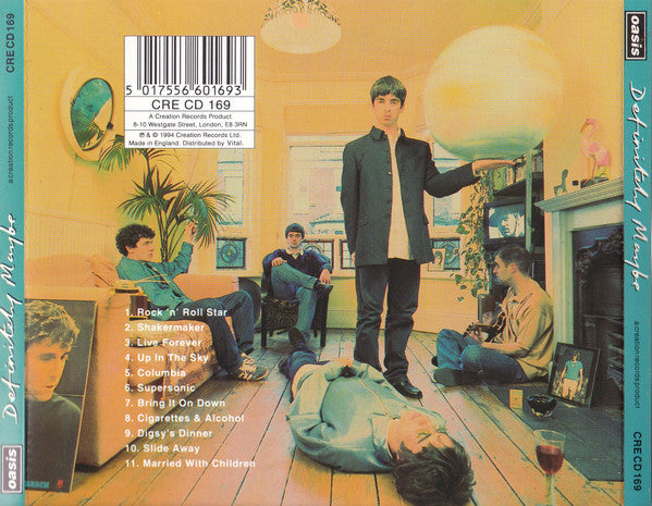 Oasis (2) : Definitely Maybe (CD, Album, Dam)