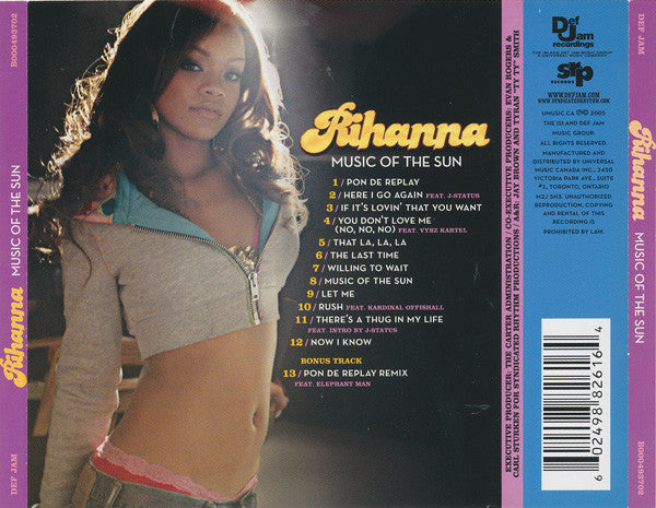 Rihanna : Music Of The Sun (CD, Album)