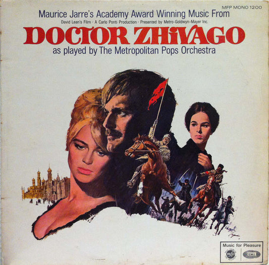 Maurice Jarre / The Metropolitan POPS Orchestra : Doctor Zhivago (LP, Album, Mono)