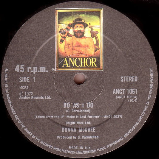 Donna McGhee : Do As I Do (12", Ltd)
