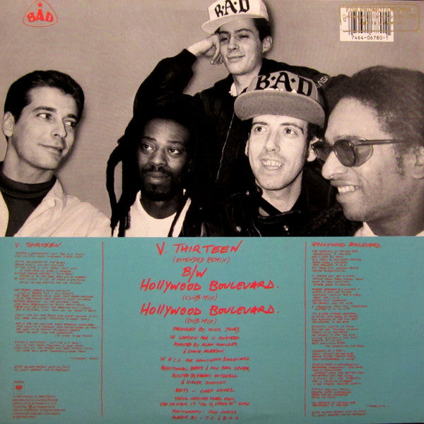 Big Audio Dynamite : V. Thirteen (Remix) (12", Single)