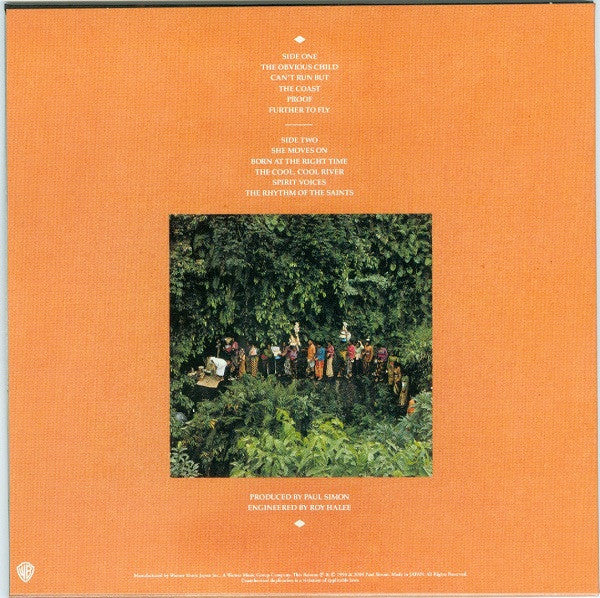 Paul Simon : The Rhythm Of The Saints (CD, Album, RE, RM, Pap)