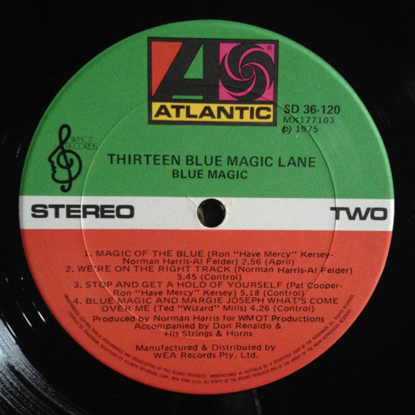 Blue Magic : Thirteen Blue Magic Lane (LP, Album)