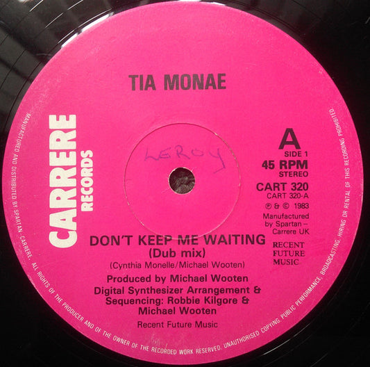 Tia Monae : Don't Keep Me Waiting (12")