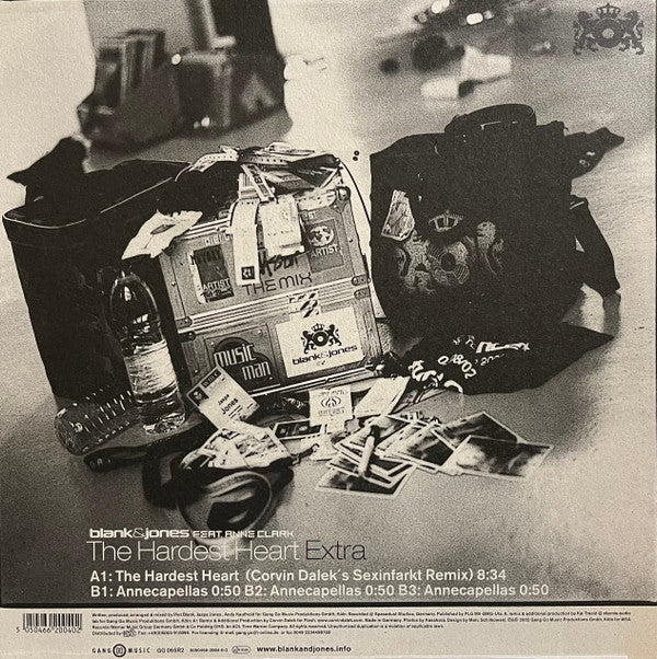 Blank & Jones Feat. Anne Clark : The Hardest Heart (Extra) (Part 3) (12")