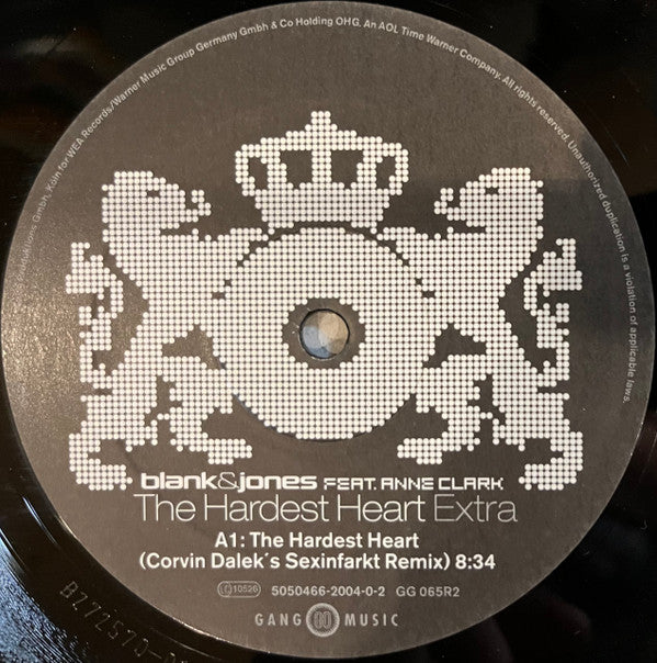 Blank & Jones Feat. Anne Clark : The Hardest Heart (Extra) (Part 3) (12")