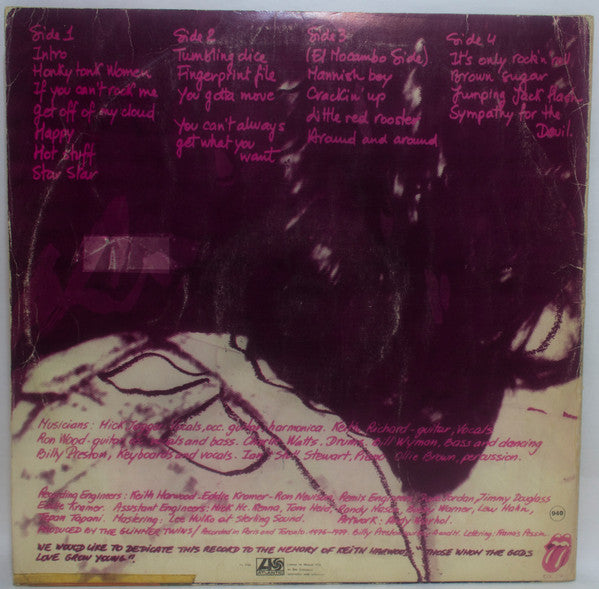 The Rolling Stones : Love You Live (2xLP, Album)