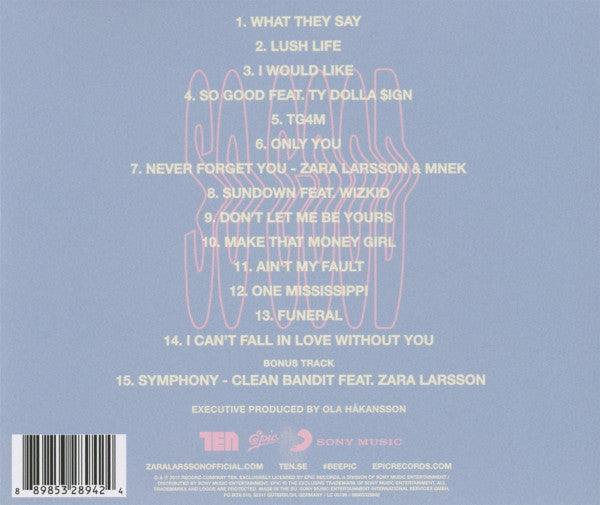Zara Larsson : So Good (CD, Album)